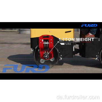 Tandemtrommel Mini Vibration Überholung Straßenwalzenverdichter zum Verkauf FYL-900